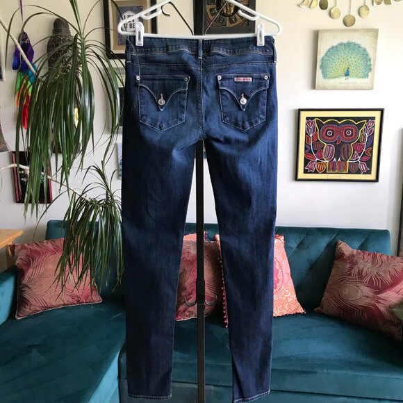 HUDSON size 28 Stretch Denim Collin Flap Pocket Skinny Super Model Jeans - Picture 3 of 5
